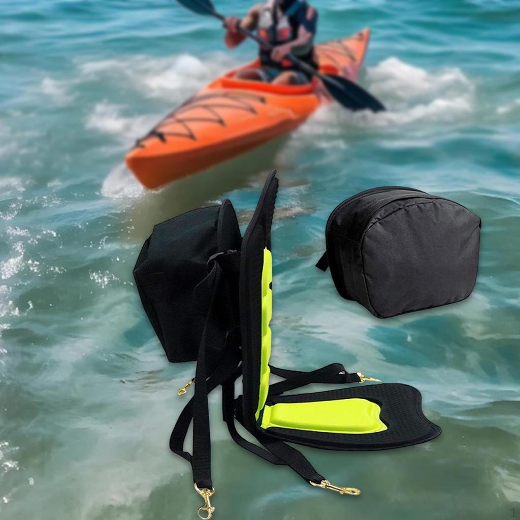Kajak-Sitzrückentasche Wasserabweisend Abnehmbar Tragbar Oxford-Stoff Praktische Elegante Tasche