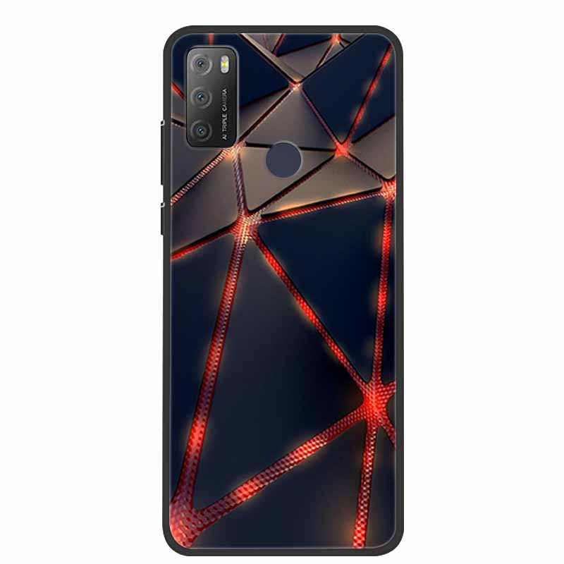 Pro Alcatel 1S 2021 Case Luxusní silikonový TPU měkký kryt na telefon pro Alcatel 1S 2020 Nárazuvzdorný roztomilý TPU nárazník Fundas Coque