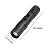 Rechargeable 365nm UV Flashlight Portable Aluminum Alloy Ultraviolet Light Torch Black Light Pet Urine Detector Light Flashlight