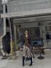 2026 Korean Chic Retro Plaid Asymmetrical Skirt