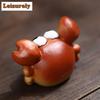 Creative Small Crab Yixing Purple Clay Tea Pet Luxury Te Games Toys Tea Spirit Tea Figurine Tea Ceremony Zisha Tea Statue Gift