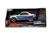 Jada Toys Fast & Furious 1:24 2002 Nissan GT-R R34 Remote Control Car RC, 2.4GHz, Toy for Kids and Adults