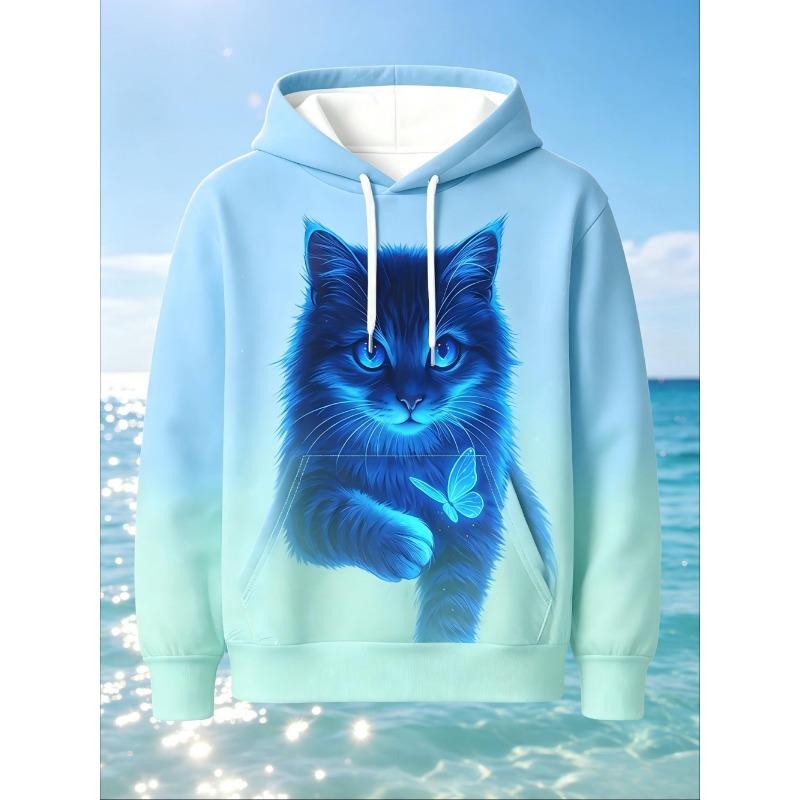 Long-sleeved Hooded Hoodie - Patterned Clothing - Suitable for Both Men and Women - Street Casual Loose-fitting Hoodie