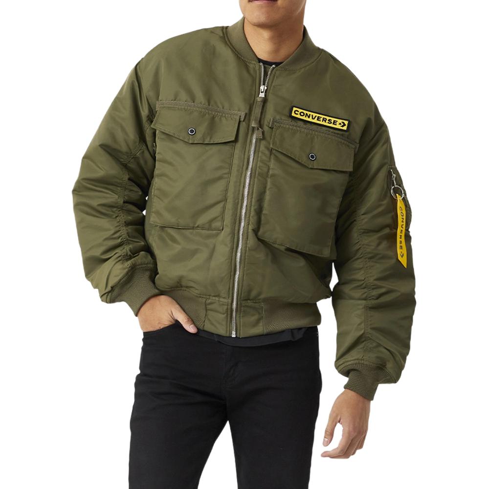 Converse Military Pack Ma 1 Jacket Men's Green 10023761-A01