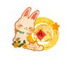 Cute Festival Lantern Material Pack Cartoon Hanging Rabbit Lamps  Women Children
