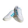 Adidas Originals Courtic Non-Slip Durable Lightweight Low-Top Skate Shoes Unisex Sneakers Gray Blue ID4078