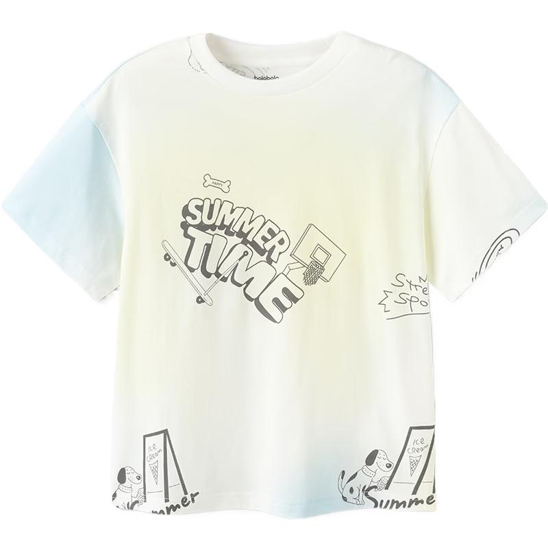 Balabala Boys' Quick-Dry Cool-Feel Short Sleeve T-Shirt