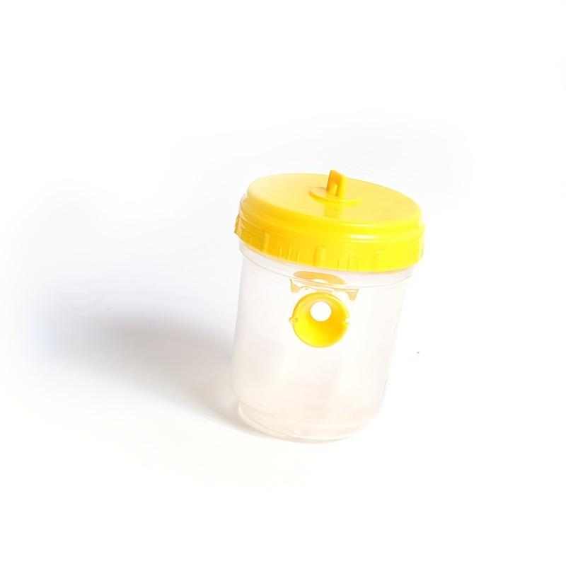 Transparente Kunststoff-Insektenfalle für den Außenbereich mit Deckel - Effektiv zum Fangen von Fruchtfliegen, Wespen, Transparentes Design für einfache Überwachung