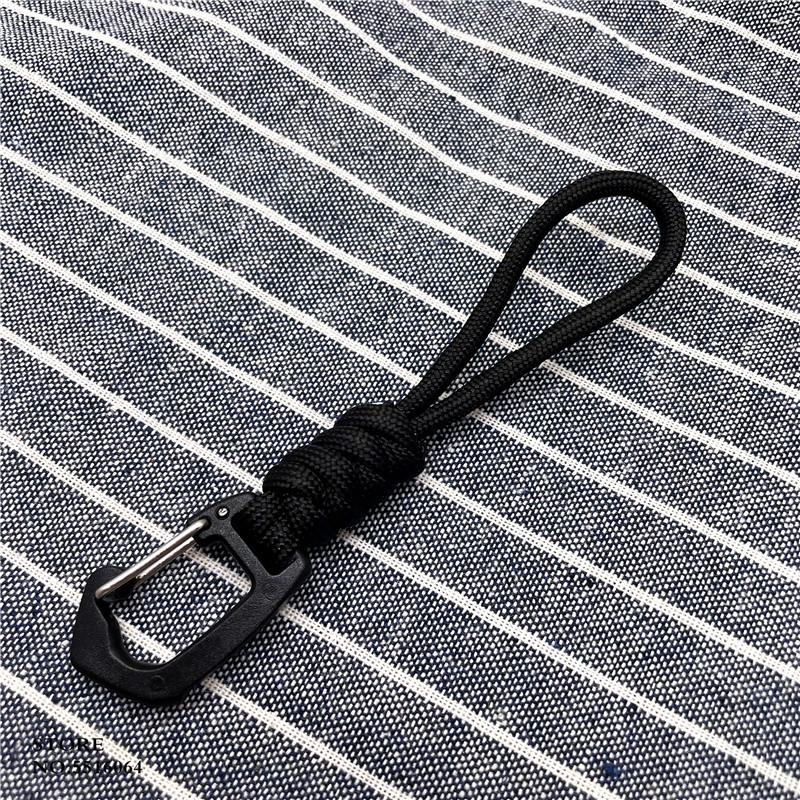 Outdoor Paracord Schlüsselanhänger Lanyard Geflochtenes Nylon Lanyard Hohe Festigkeit Fallschirmschnur Karabiner Handy Rucksack Schlüsselanhänger