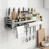 Multifunctional WallMounted Utensil Rack Screwless Installation Holder