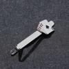 Pince à Cravate en Alliage pour Homme Mariage Cravate Cravate avec Strass Pince à Cravate pour Gentleman