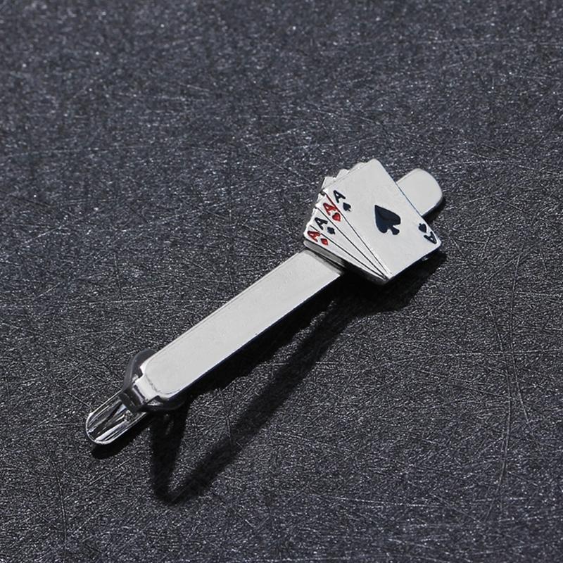 Pince à Cravate en Alliage pour Homme Mariage Cravate Cravate avec Strass Pince à Cravate pour Gentleman