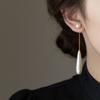 French Elegant Water Drop Imitation Pearl Long Earrings Fashionable Texture Foam 2026 New Design Jewelry Accessory For Womens