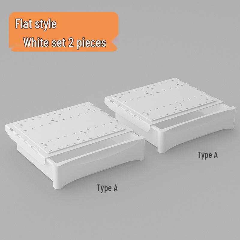 Adjustable Under-Desk Drawer: No Nails, No Drilling, Invisible Storage for Home or Office