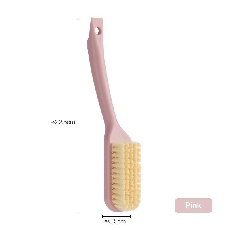 Non-Slip Long Handle Soft Bristle Cleaning Brush 1Pcs Gentle Scrubber for Laundry Shoe Washing Bathtub Tile Cleaning