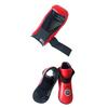 Taekwondo Red/Blue ITF Taekwondo PU Leather Gloves Foot Guard Ankle Gloves Martial Arts Karate Training Protector Equipment
