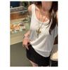 Women's U-Neck Wide Shoulder Strap Tank Top, Sleeveless Summer 2026 Style, Versatile as Inner or Outer Wear