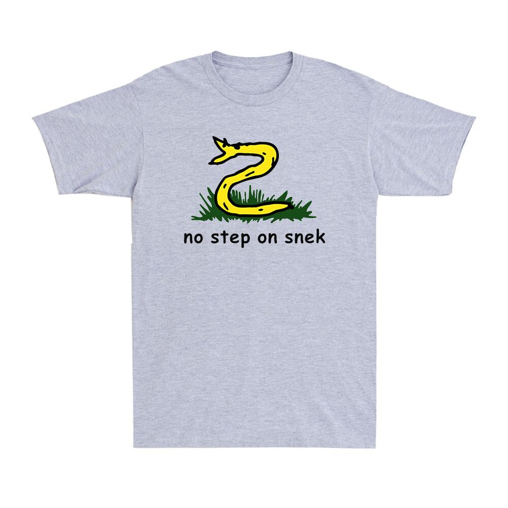 No Step On Snek Funny Gadsden Flag Snake Novelty Vintage Unisexs TShirt