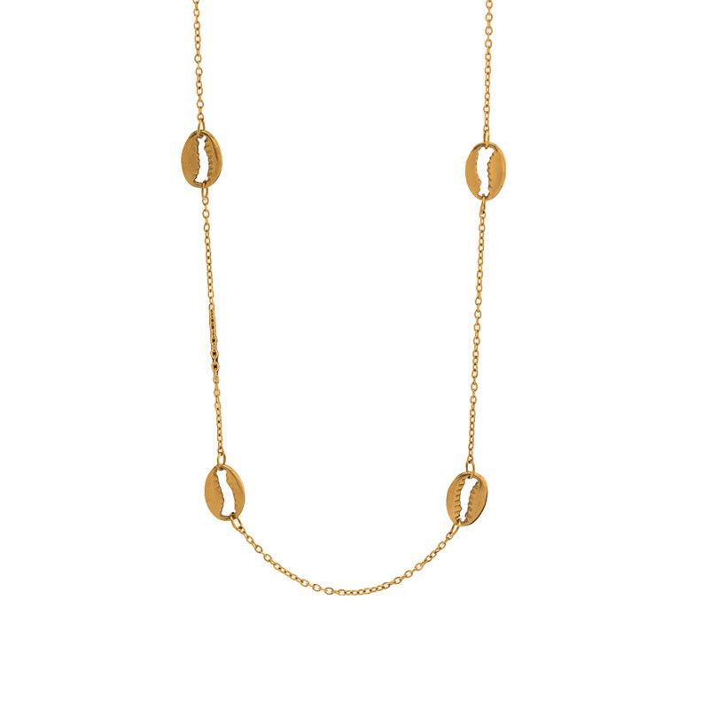 Summer New Necklace Female Starfish Shell Pendant Jewelry Light Luxury Fashion Niche High-end Accessories