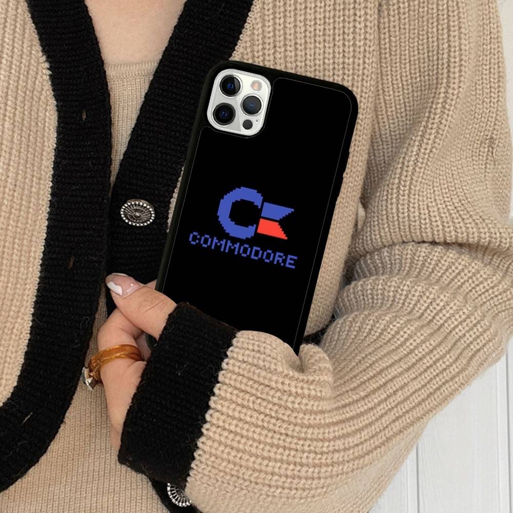 

C-Commodore 64 Phone Case For Iphone 11 12 13 14 15 Pro Max 17 16 Plus Hard PC+TPU Back Cover iPhone 15 pro