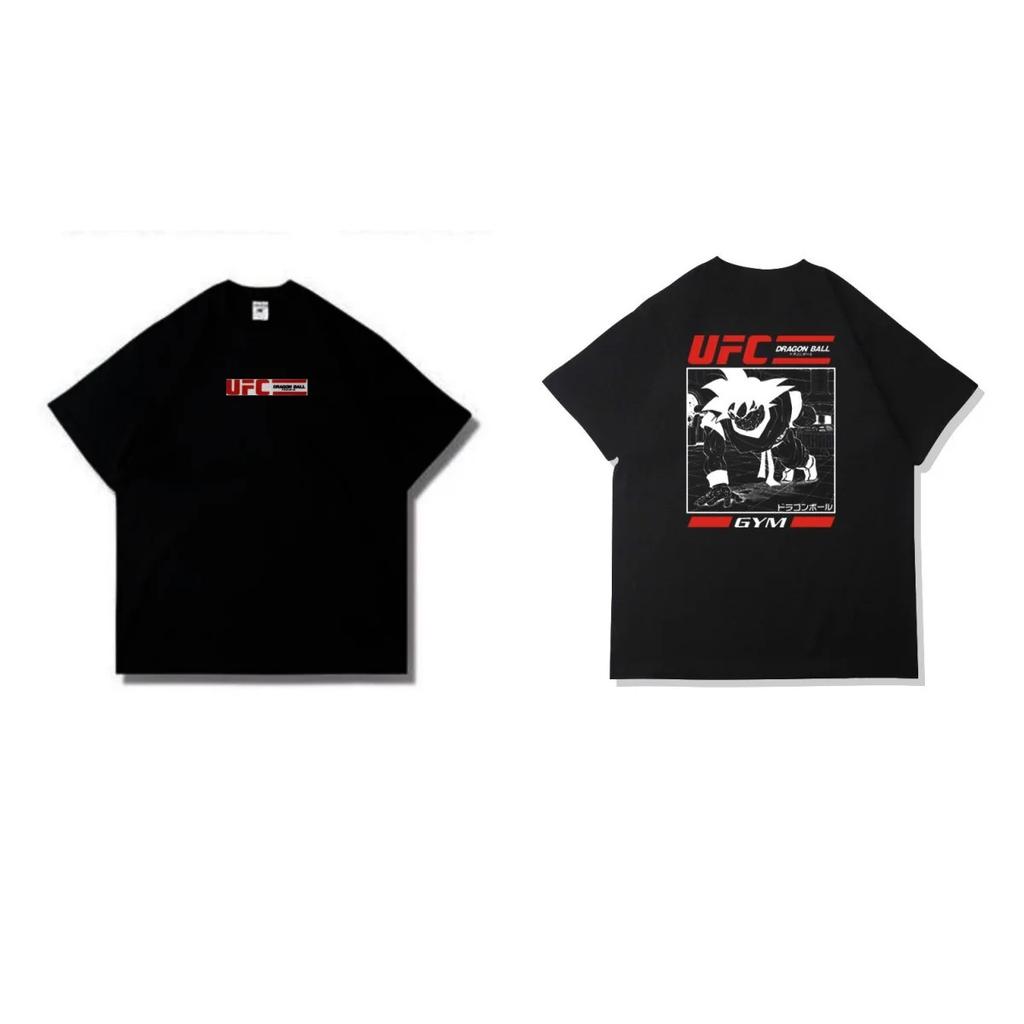 Dragon Ball Animazione Sun Wukong Giunto UFC Uomo e Donna Retro Alta Qualità Cotone Girocollo Stampata T-Shirt Tendenza Ins Top