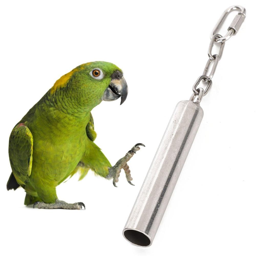 Heavy Duty Stainless Steel Bell Sweet Sound Parrot Bell Toy Durable Hanging Bell Toy Bird Cage Use