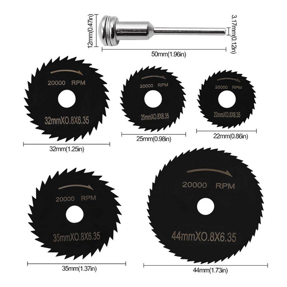 6PCS Multi-purpose Circular Saw Blade High-speed Steel Metal Cutting Blade  Precision Cutting