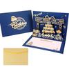 3D Birthday Cake Pop-up Greeting Card with Blessings for Company Employees