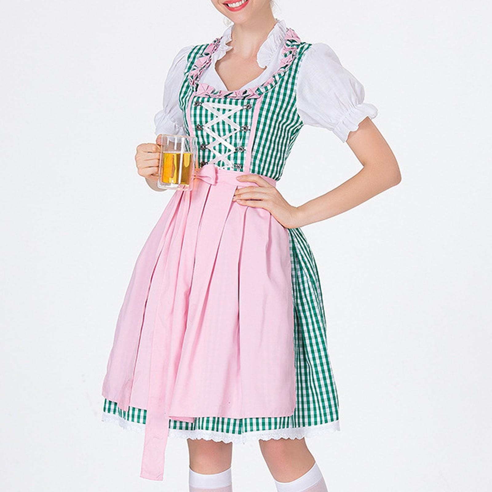 

Костюм для пивного фестиваля, Женский костюм для выступления, Платье с квадратным вырезом Платье с квадратным вырезом S