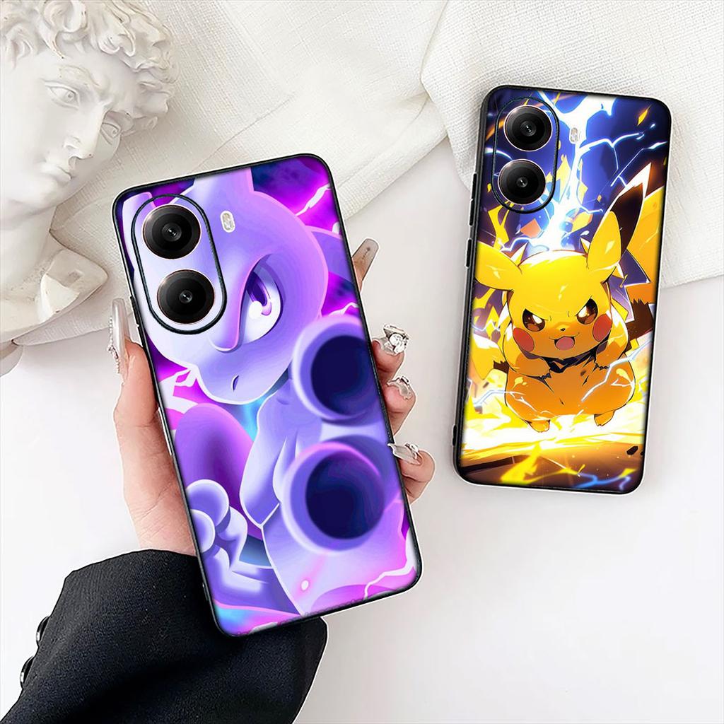 P-Pikachus Mewtwo Mew P-Pokemons Phone Cover for Motorola Moto G86 G14 G35 G34 G45 G55 G67 G75 G85 G24 G15 G54 G57 Power Case