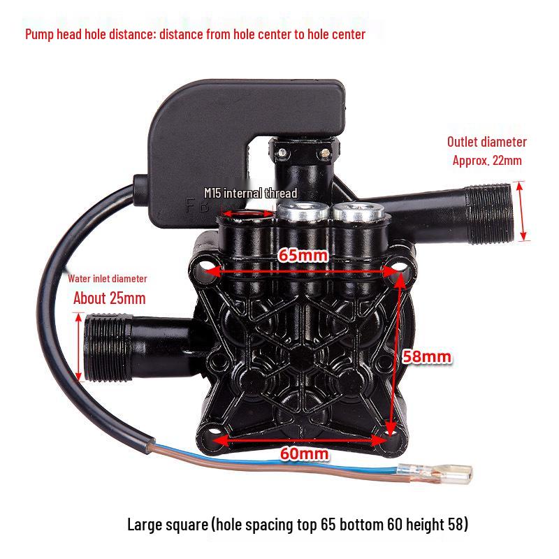 220V Portable High Pressure Adjustable Washer with Brush and Pump Accessories
