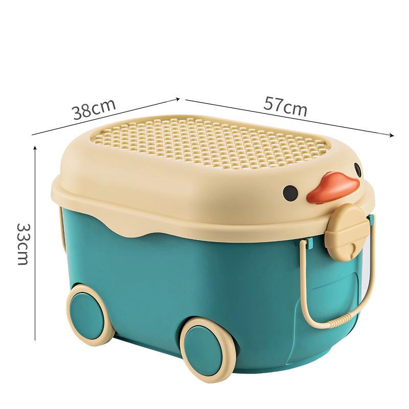 

Детский ящик для хранения игрушек, хозяйственный контейнер для сортировки, пластиковый ящик большой емкости для хранения закусок и всякой всячины, органайзер для детской одежды L