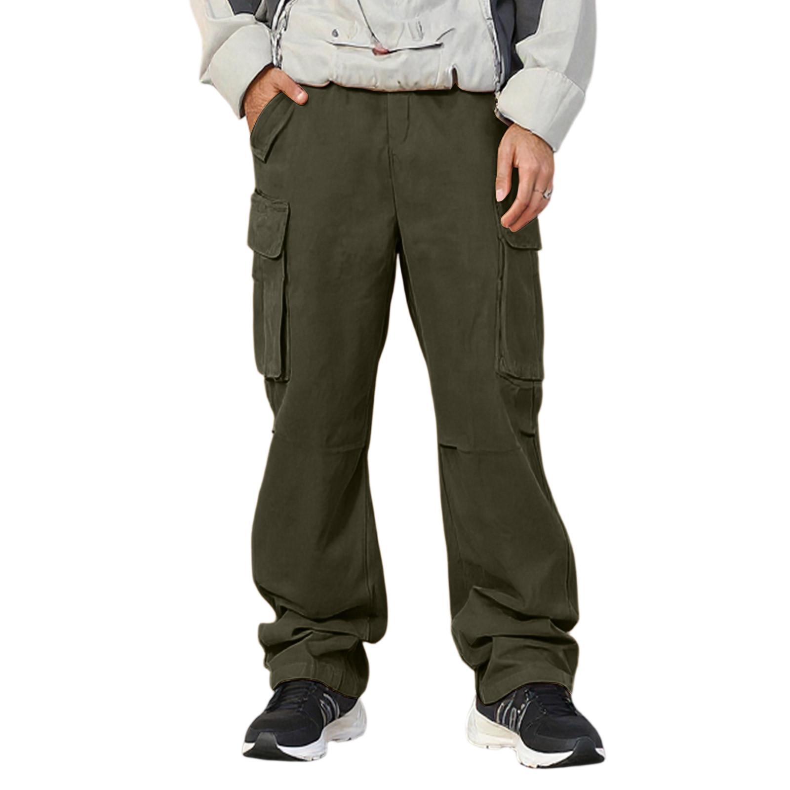 

Casual Sports Pants Men s Loose Leggings Long Panel Fitness Running Training Pants L