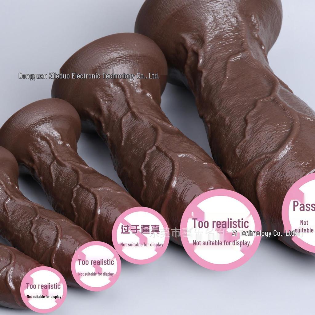Realistischer Silikon-Dildo - Supergroß, Weiches Fleisch, Weibliches Spielzeug