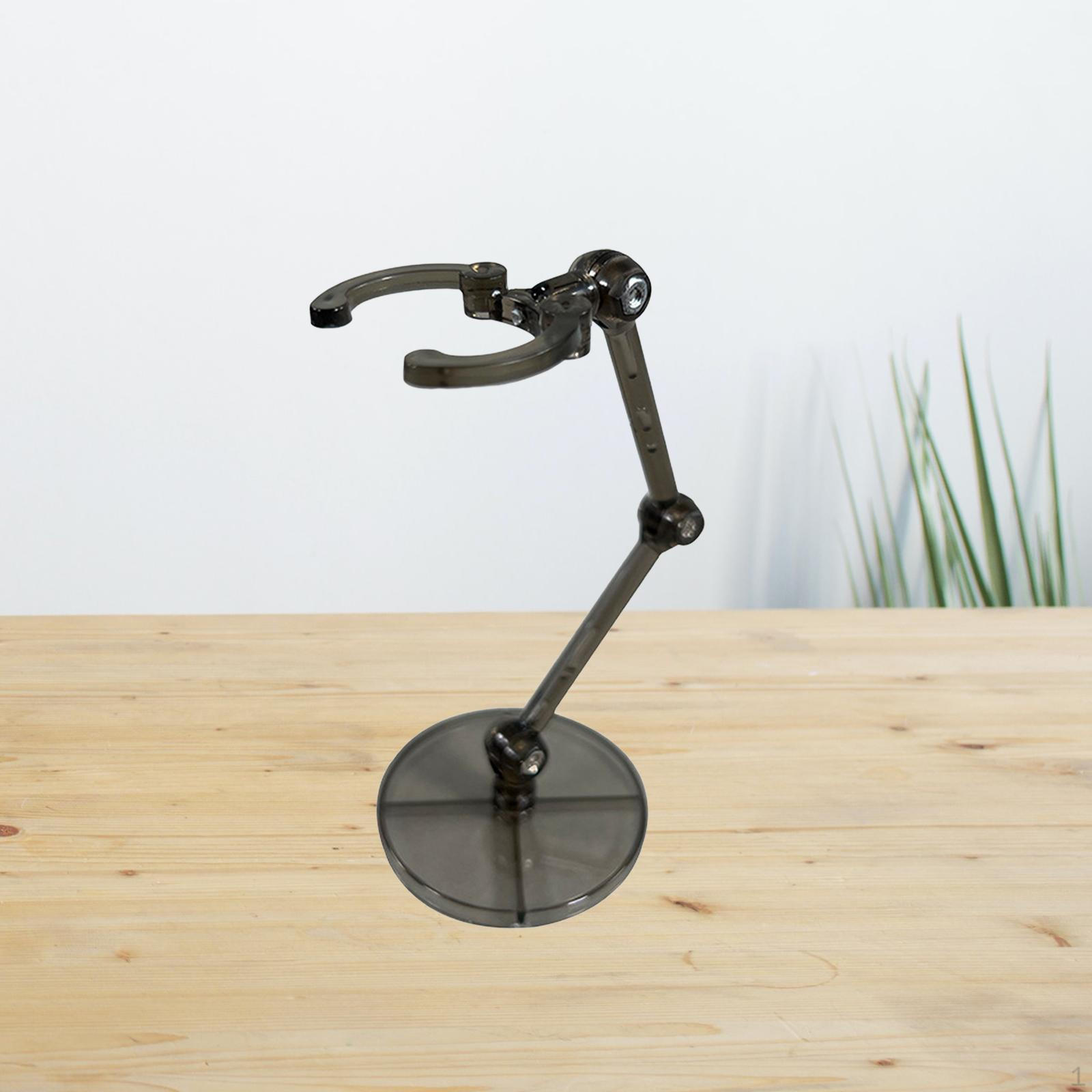 

Action Base Display Stand Adjustable Angle Support Doll Model Bracket Rack Figure clear black