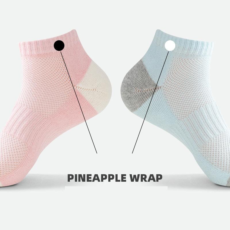 Women Ankle Running Socks Outdoor Sports Colorful Cotton Thin Breathable Athletic Short Invisible Low Cut Boat Socks