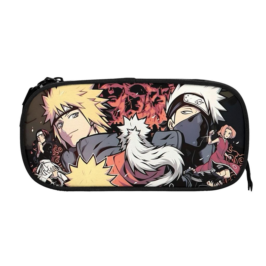Custom Naruto anime comic Large Capacity Bags for Child  School Pencil Bag for Boys Gilrs Kids