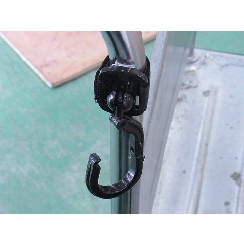 Nissa Chain Kururin Hook, Fixed Type, Black, A-1023