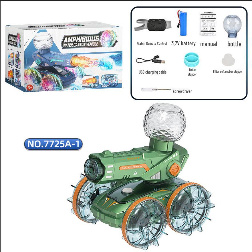 Amphibious Double-Sided Stunt RC Car: Drift, Roll & Climb On Land & Water