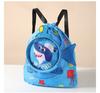 Children Waterproof Swimming Wet Dry Separation Beach Bag Cartoon Drawstring Storage Shoes Compartment Kids Wash Travel Bag