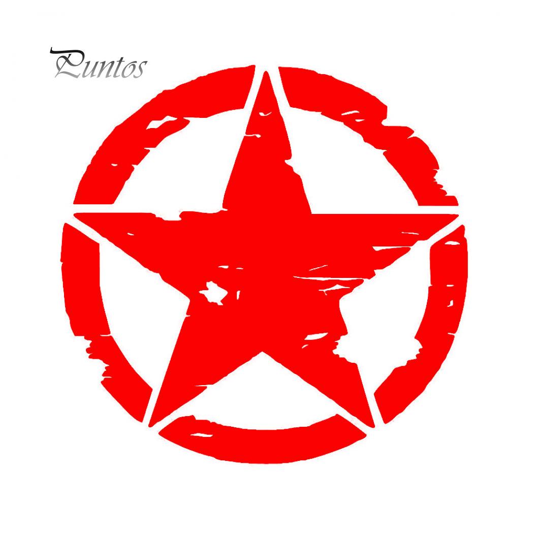 

Автомобильный круг жизни, звезда, светоотражающий автомобильный Стайлинг, наклейки на окна кузова автомобиля, декор 14# красный