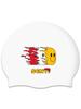 SENTI [Sc-2615] Smile Pack Wh Silicone Swim Cap