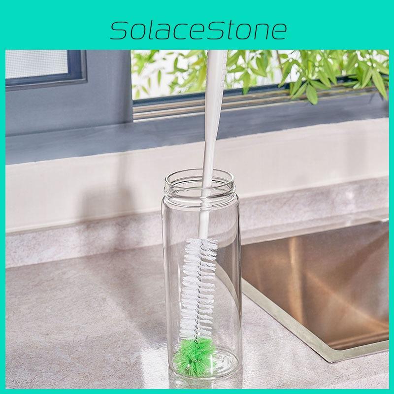 Bottle Extended Handle Brush For Cleaning Tall Glasses And Thermos Bottles