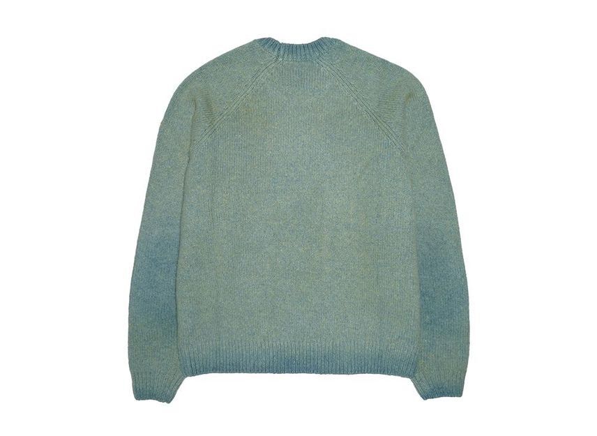 Supreme Flocked Logo Sweater Green