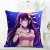 Oshi No Ko Anime Ai Hoshino Movie Sticky Cushion Cover comfort Daily Washable Linen Soft  for Sofa Bed Home Room Decor