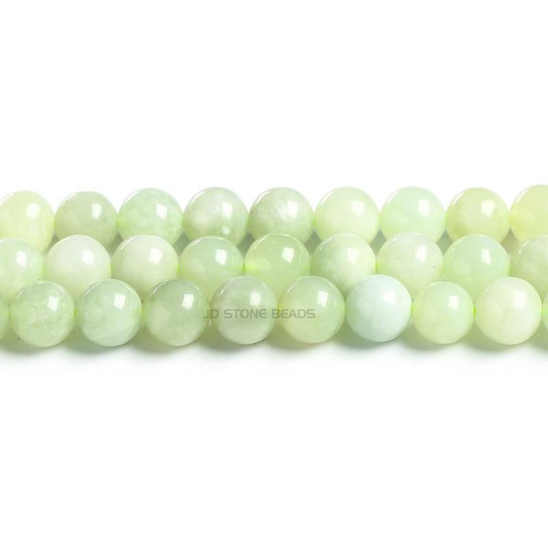 Mountain Jade Xiuyu Loose Beads, Green Grape & Milk, DIY Jewelry Accessories.
