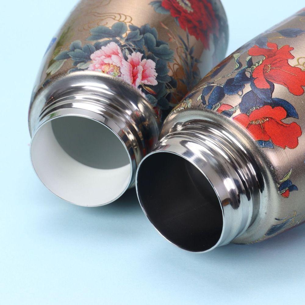 Stainless Steel Water Bottle 300ml Slim Insulated Thermal Water Bottle  Sports