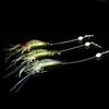 10PCS Shrimp Hook Soft Lures Saltwater Fishing Tackle Rigged Fishing Hooks 6g 9.5cm
