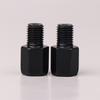 2Pcs Motorcycle Rearview Mirrors Conversion Black Mirror Adapters M10 10Mm M8 8Mm Bolt Clockwise Anti-Clock Right Left Thread