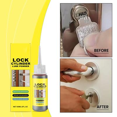 Graphite Lock Core Lubricant Spray Dry Powder, A Multi-purpose Lubricating Tool For Smooth And - Maintenance Of Lock Keys 60ml